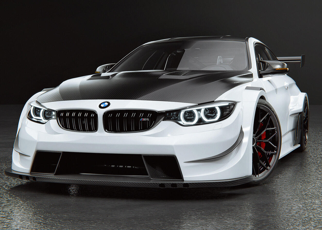 BMW M4 DTM Carbon Widebody Kit Design