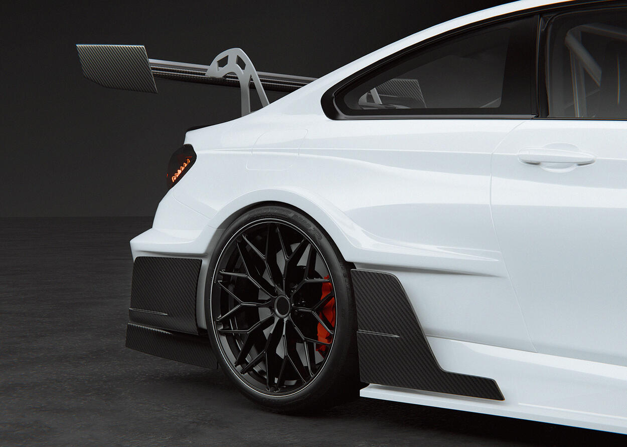 BMW M4 DTM Carbon Widebody Kit Design