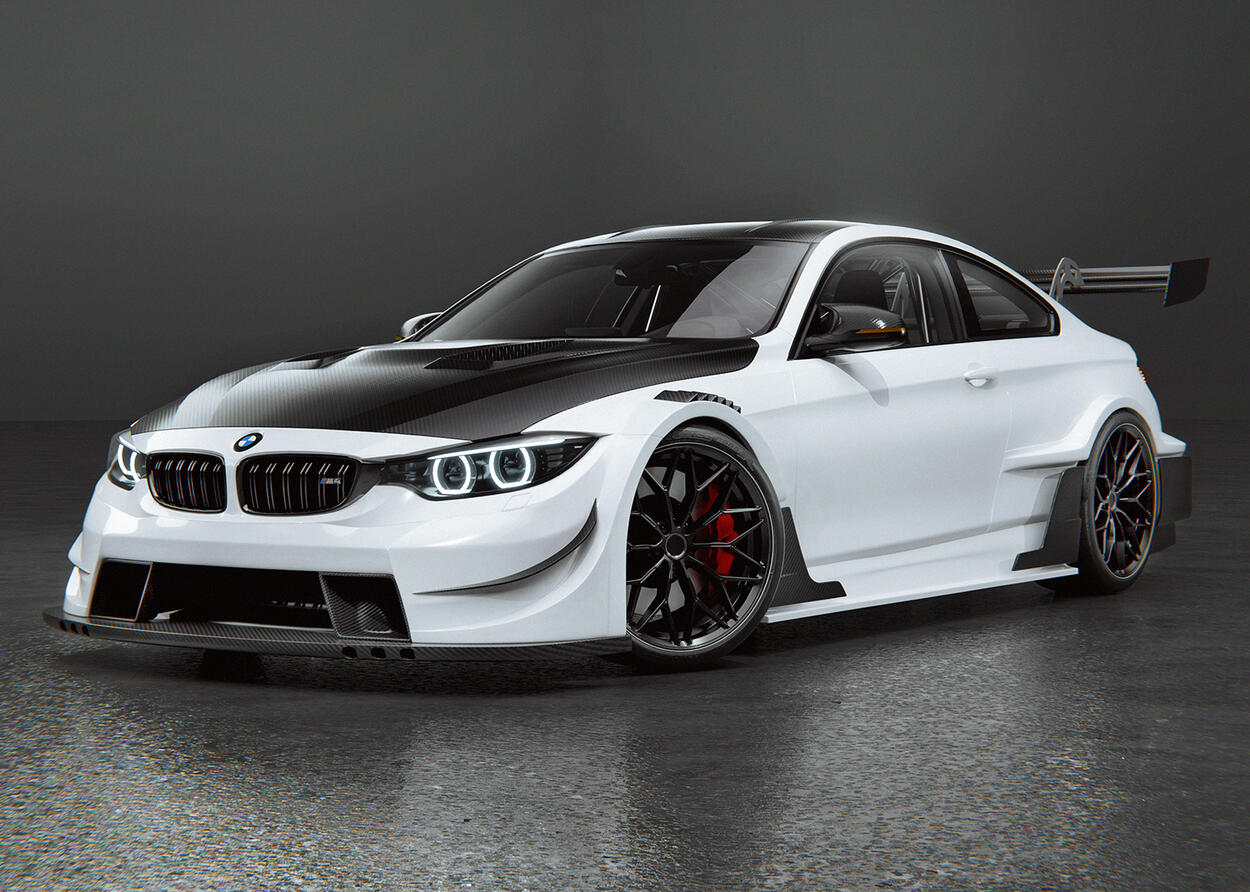 BMW M4 DTM Carbon Widebody Kit Design