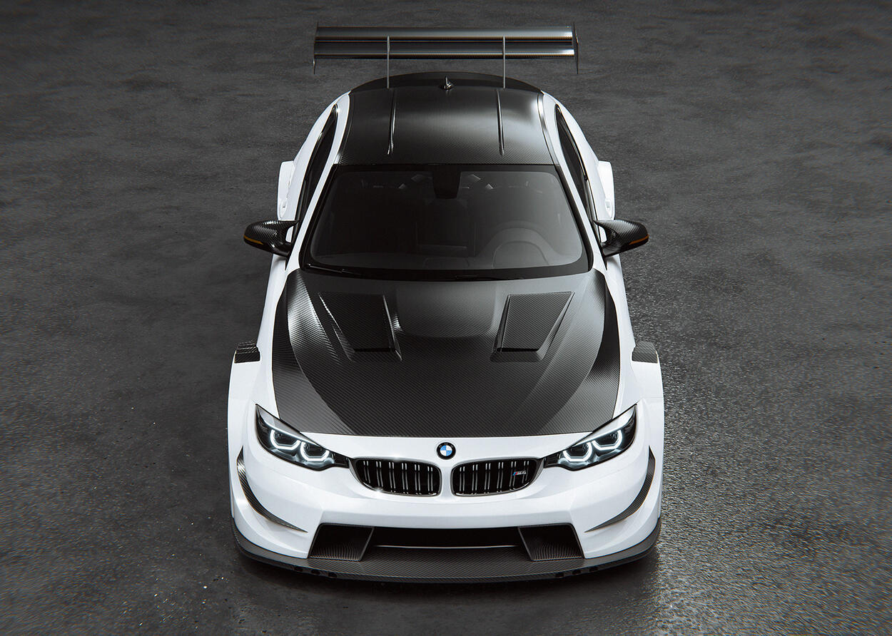 BMW M4 DTM Carbon Widebody Kit Design