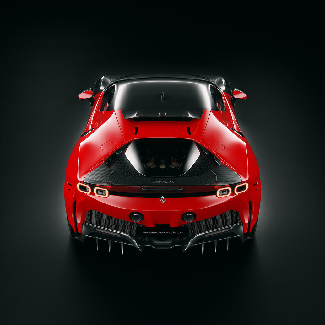 Ferrari SF90 Stradale Carbon Bodykit Concept Design