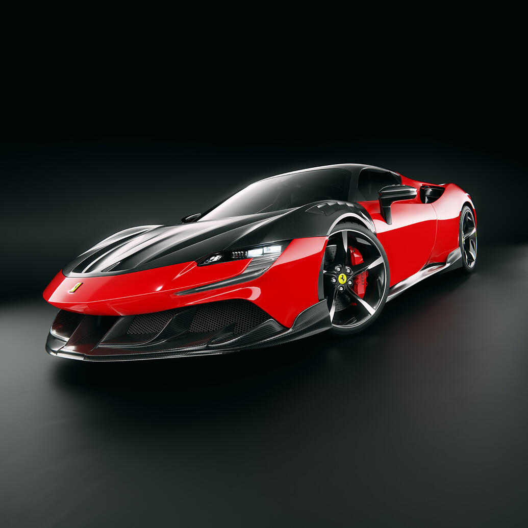 Ferrari SF90 Stradale Carbon Bodykit Concept Design