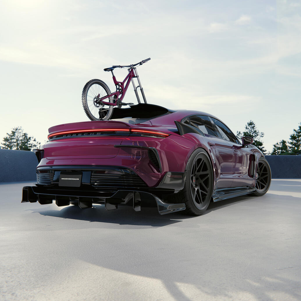 Porsche Taycan Turbo GT Bodykit Design