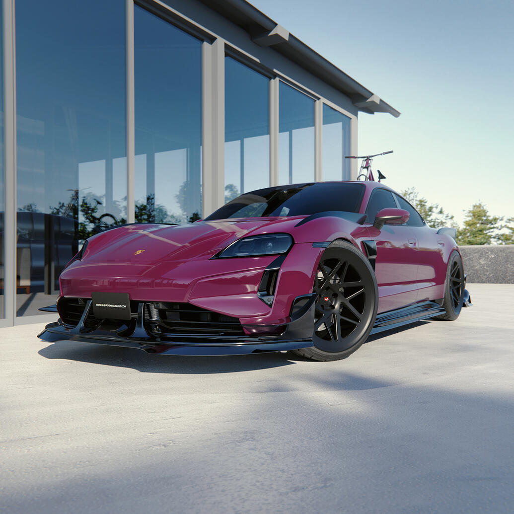 Porsche Taycan Turbo GT Bodykit Design