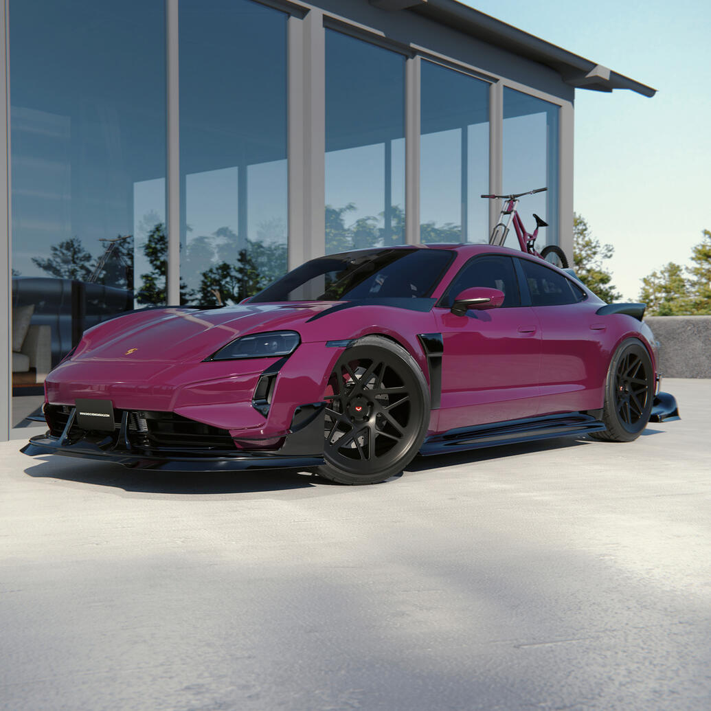 Porsche Taycan Turbo GT Bodykit Design