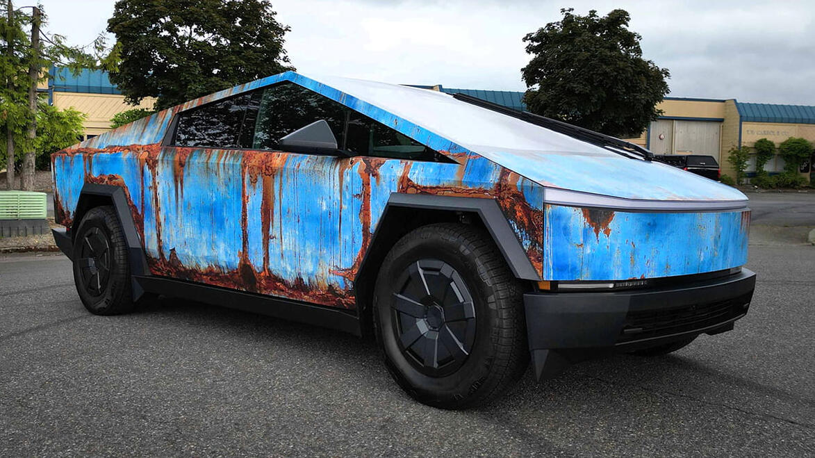 FULL WRAP OKLEINA TESLA CYBERTRUCK FULL WRAP OKLEINA TESLA CYBERTRUCK