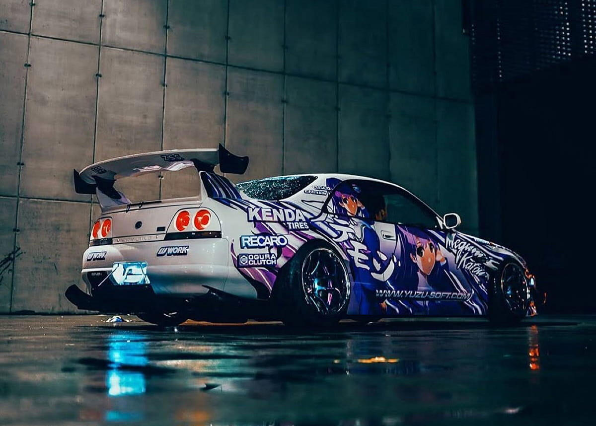 CZĘŚCIOWA OKLEINA ITASHA NISSAN SKYLINE R33