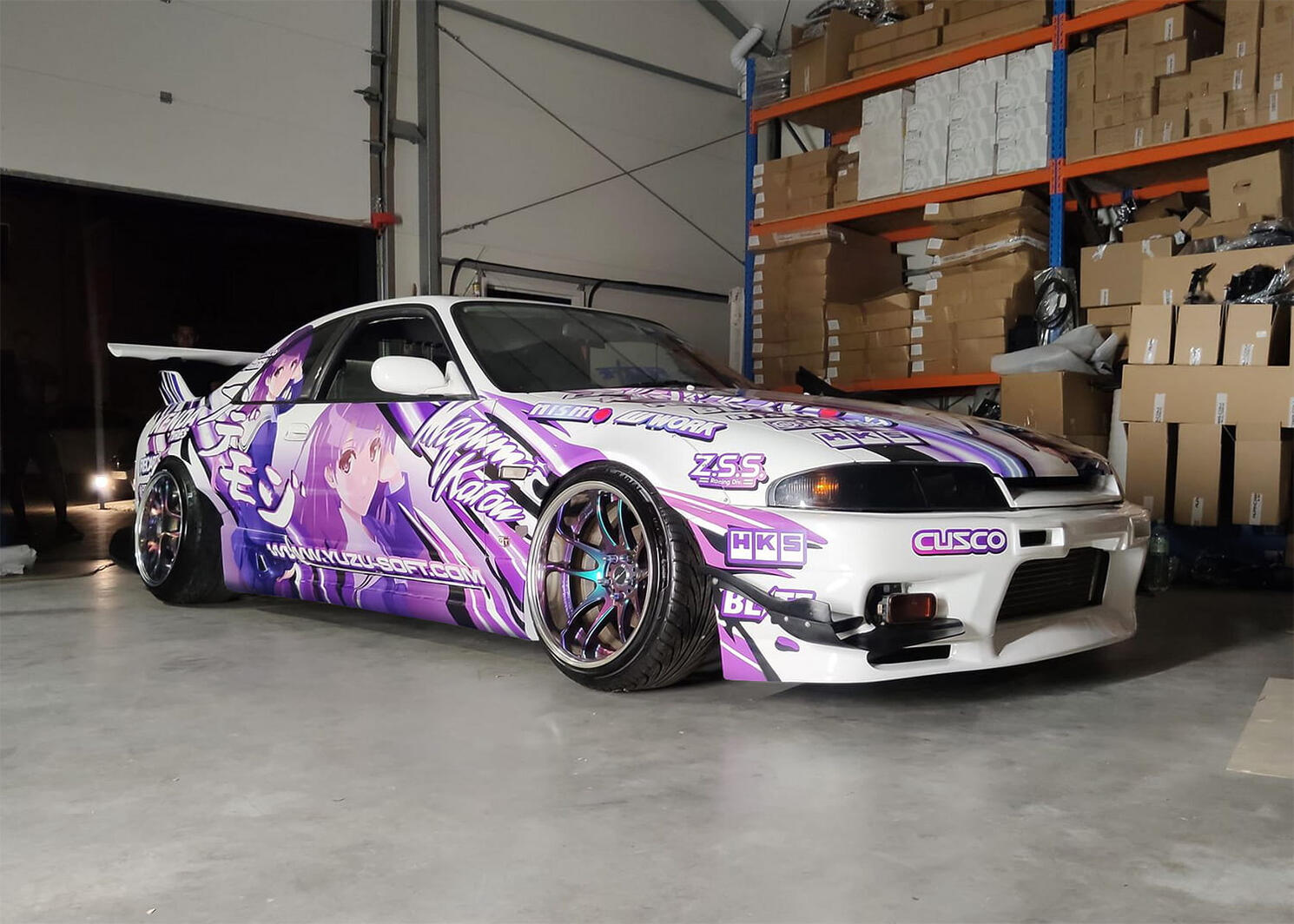 CZĘŚCIOWA OKLEINA ITASHA NISSAN SKYLINE R33