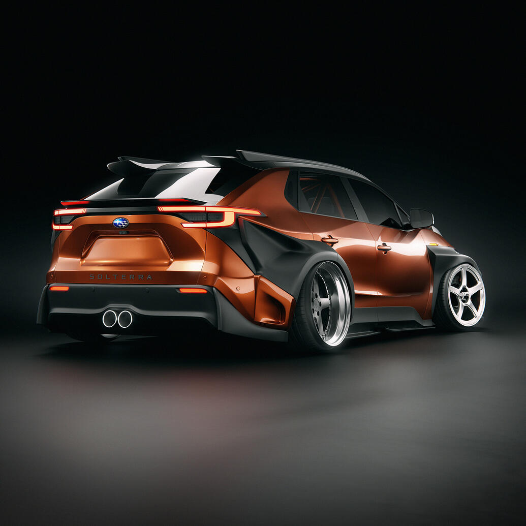 Subaru Solterra Widebody Bodykit Concept Design