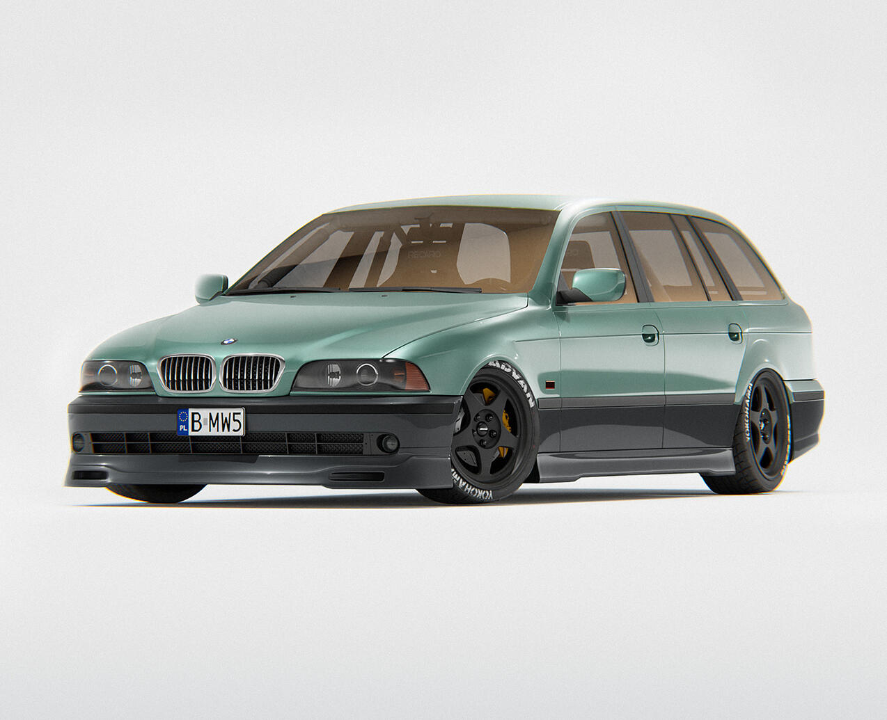 BMW 5-Series E39 Touring 3D Visualization