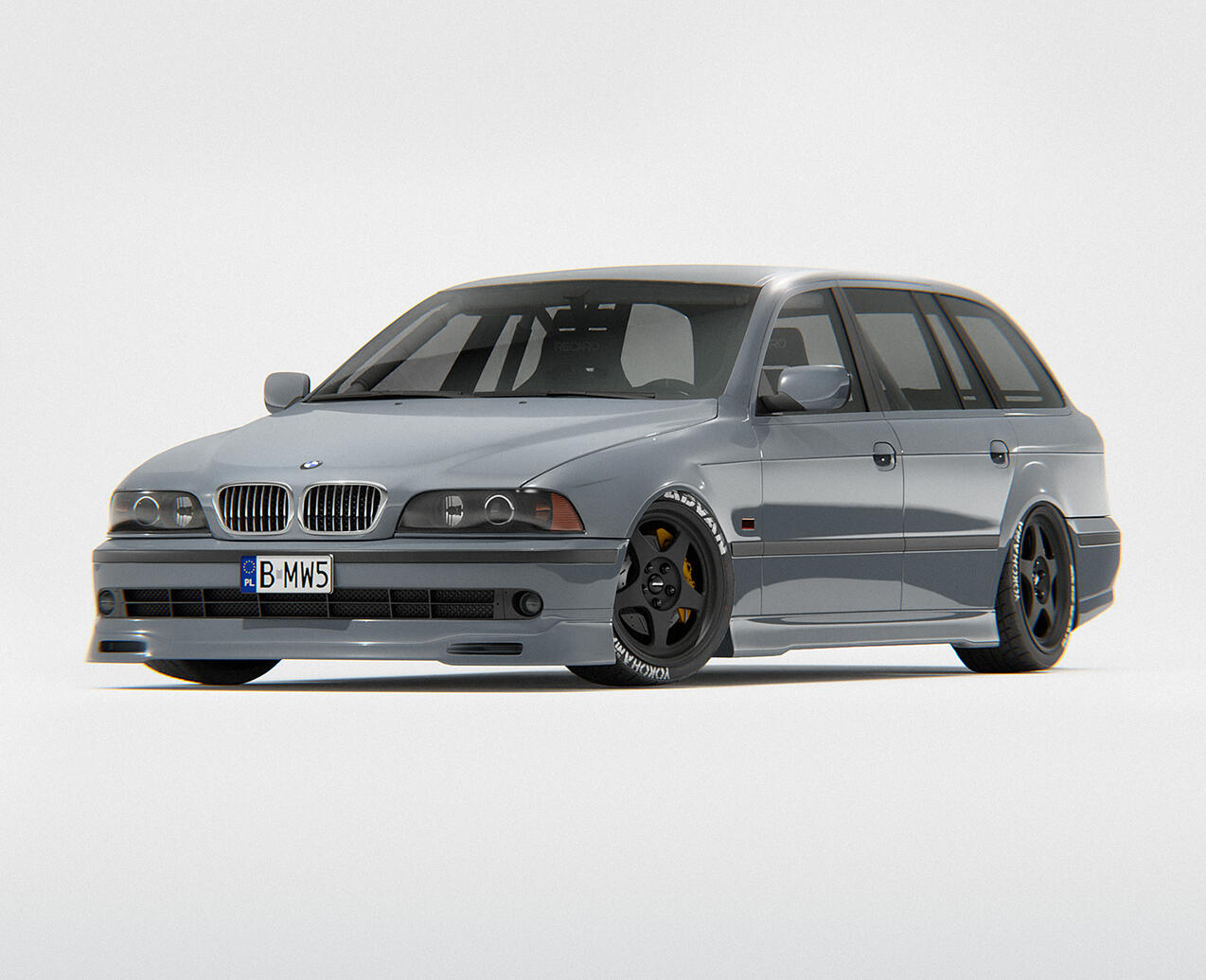 BMW 5-Series E39 Touring 3D Visualization