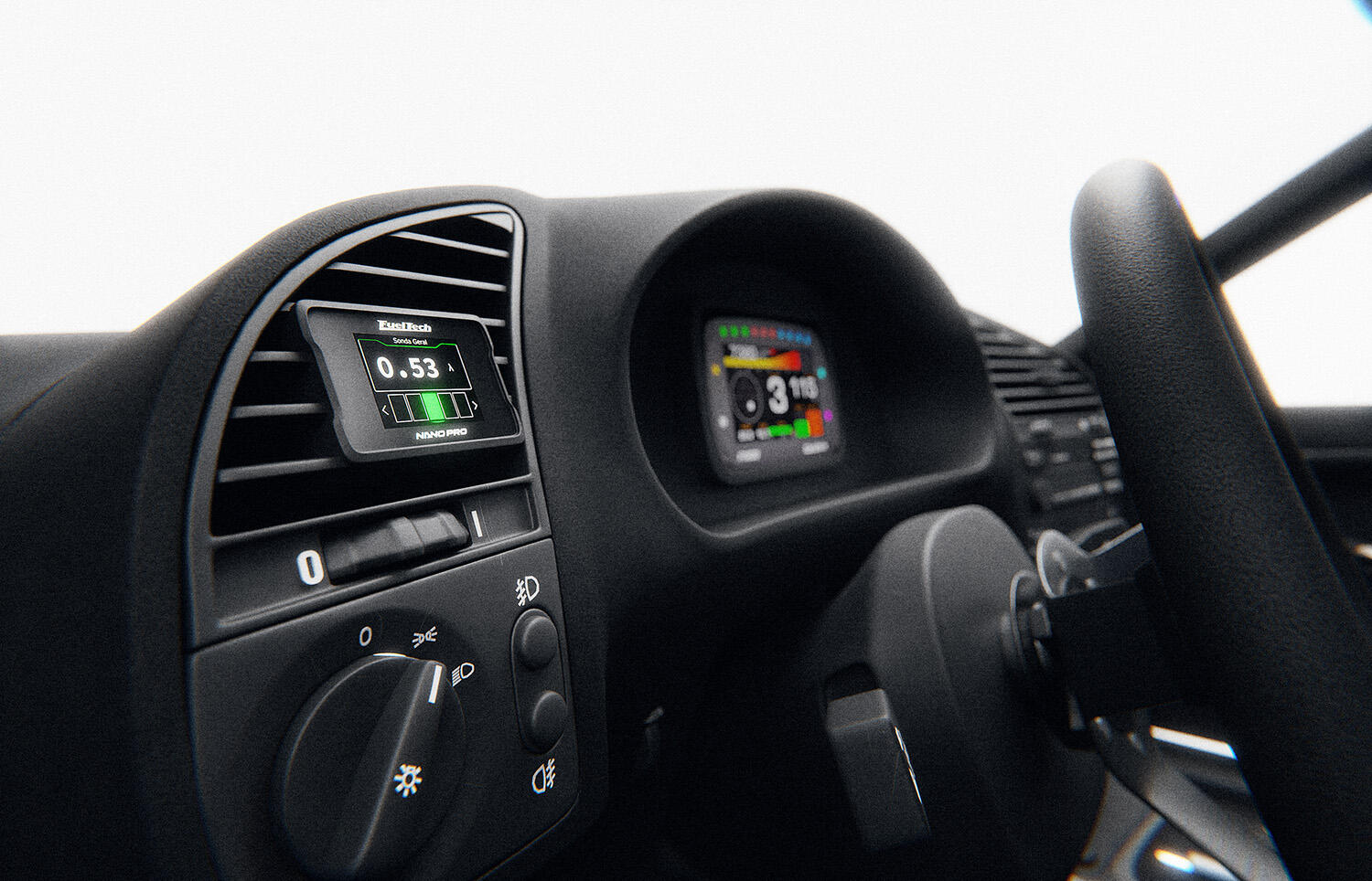 BMW E36 Sedan Interior Drift 3D Visualization