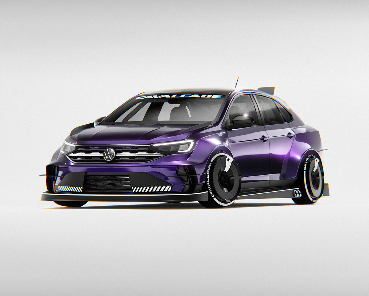 Volkswagen Nivus Widebody 3D Visualization