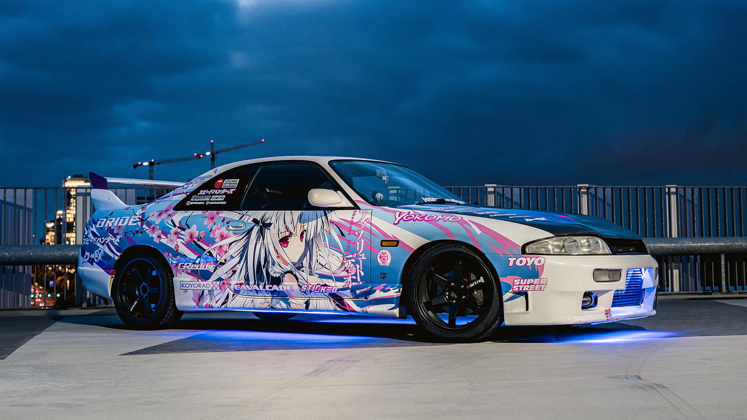 OKLEINA ANIME ITASHA NISSAN SKYLINE R33 OKLEINA ANIME ITASHA NISSAN SKYLINE R33