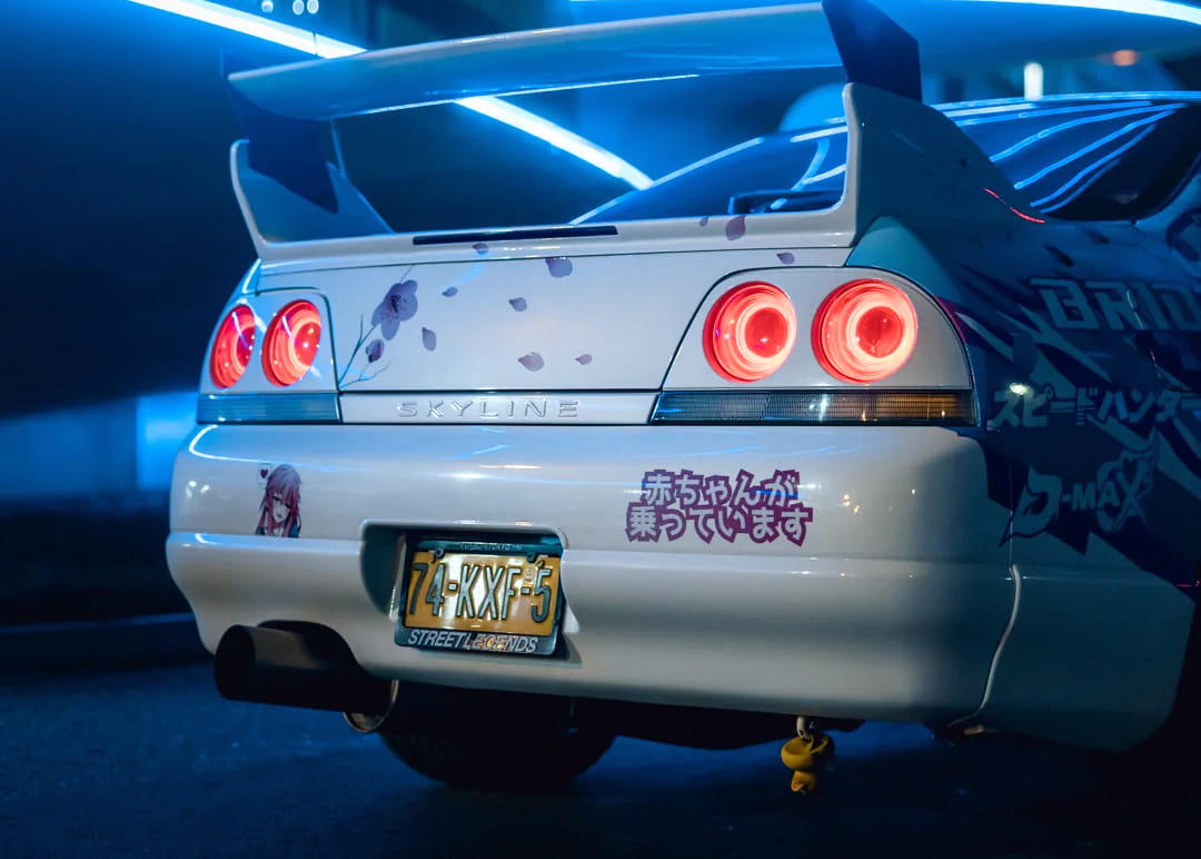 OKLEINA ANIME ITASHA NISSAN SKYLINE R33 OKLEINA ANIME ITASHA NISSAN SKYLINE R33