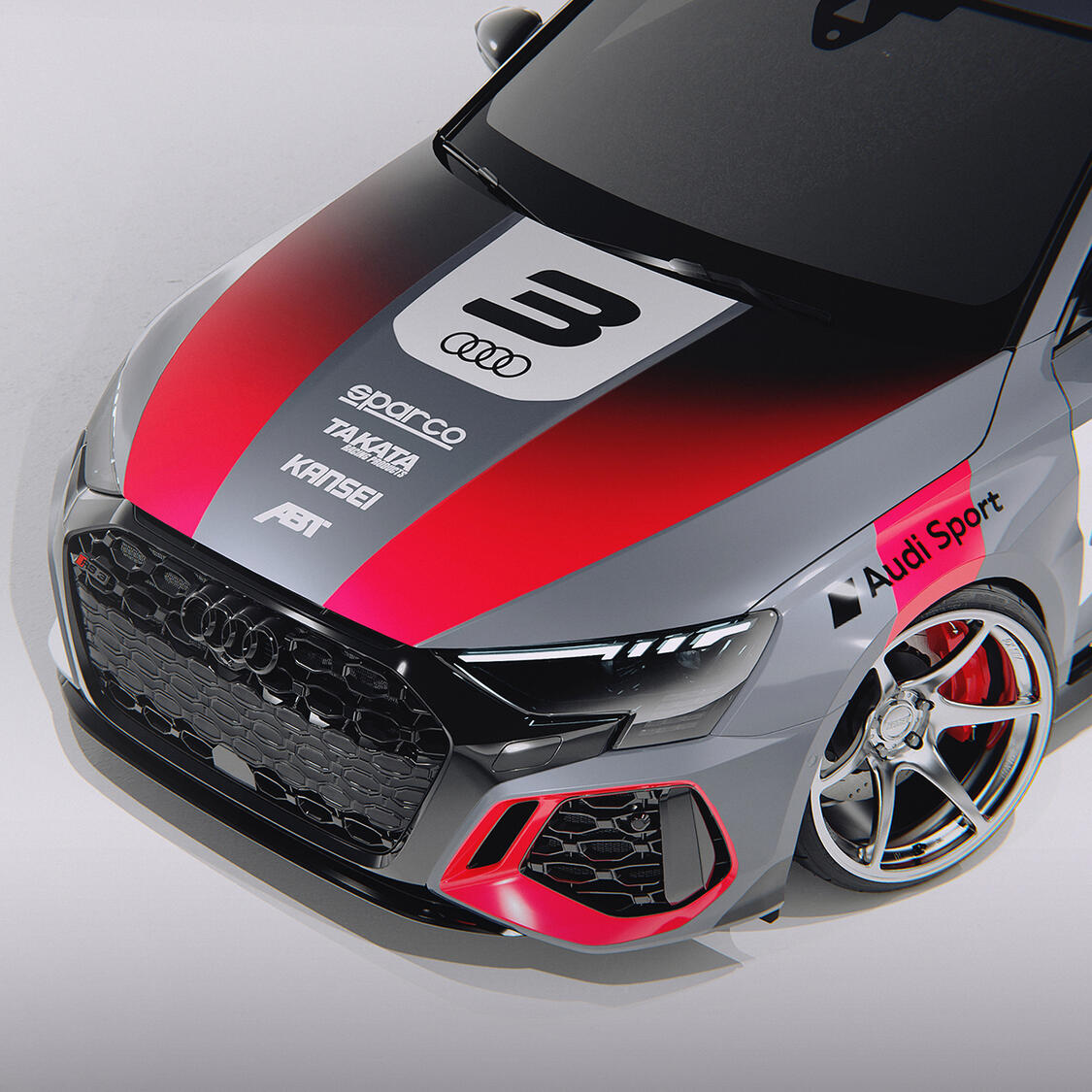 Audi RS3 Audi Sport Wrap Design Concept by ShevchenkoVisuals Audi RS3 Audi Sport Wrap Design Concept by ShevchenkoVisuals