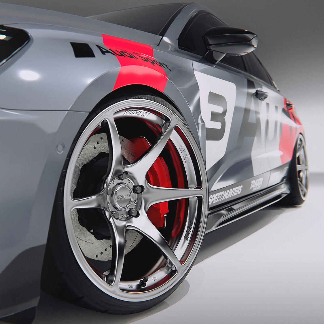 Audi RS3 Audi Sport Wrap Design Concept by ShevchenkoVisuals