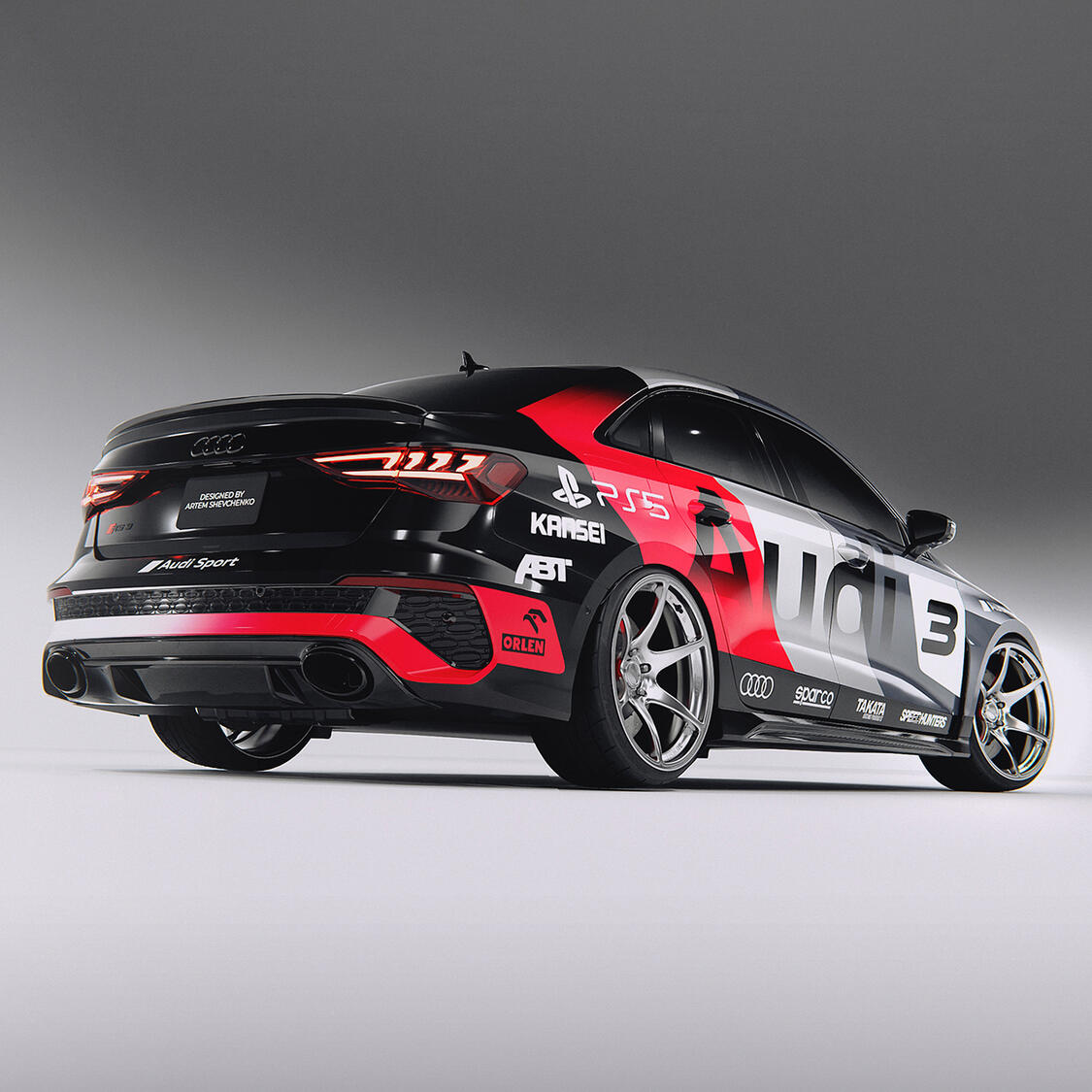 Audi RS3 Audi Sport Wrap Design Concept by ShevchenkoVisuals Audi RS3 Audi Sport Wrap Design Concept by ShevchenkoVisuals