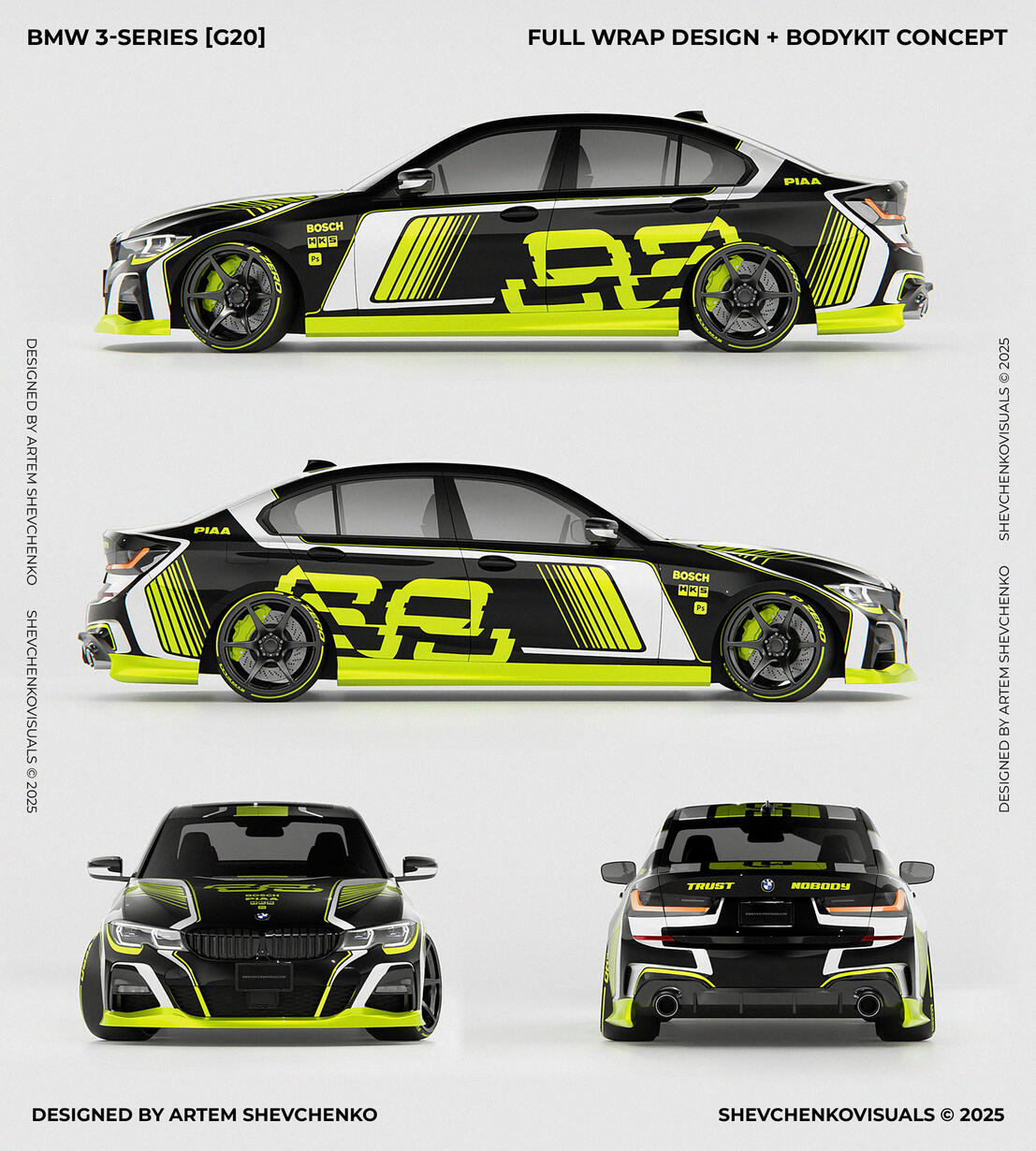 Ferrari SF90 Stradale Carbon Bodykit Concept Design