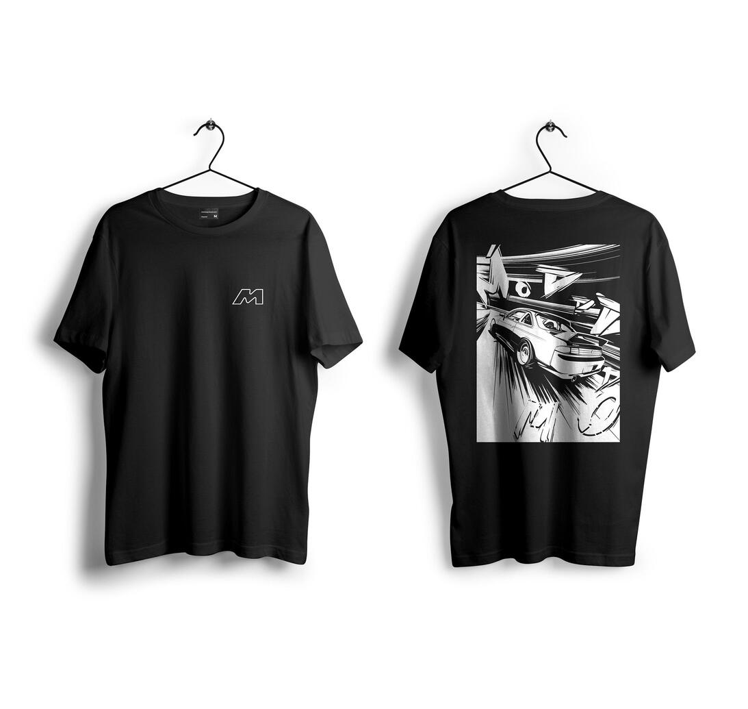 Mod Club Shop - T-Shirt Print Design Nissan Silvia S14 Drift Initial D Style
