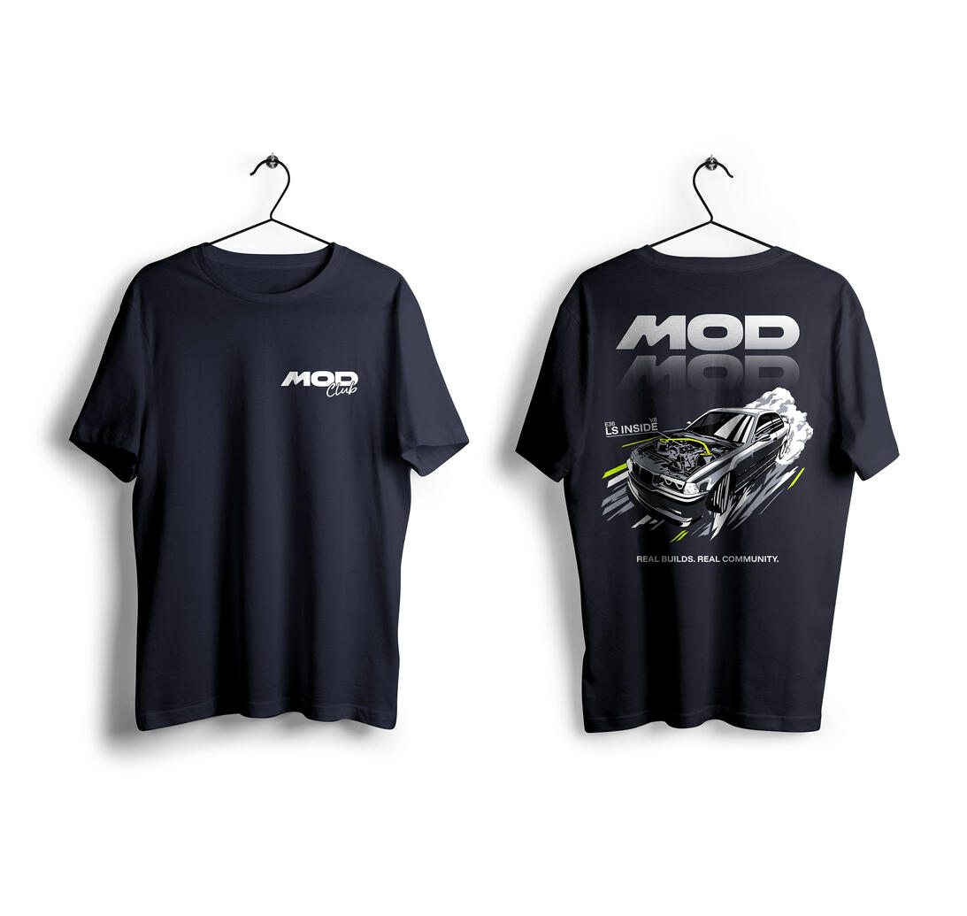 Mod Club Shop - T-Shirt Print Design BMW 3-Series E36 Coupe Stance Drift