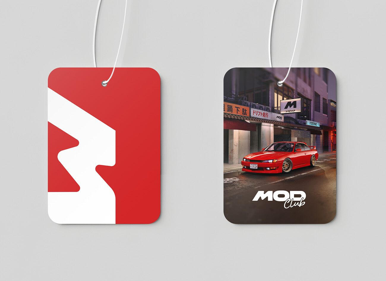 Mod Club Shop - Air Freshener Print Merchandise Design Nissan Silvia S14