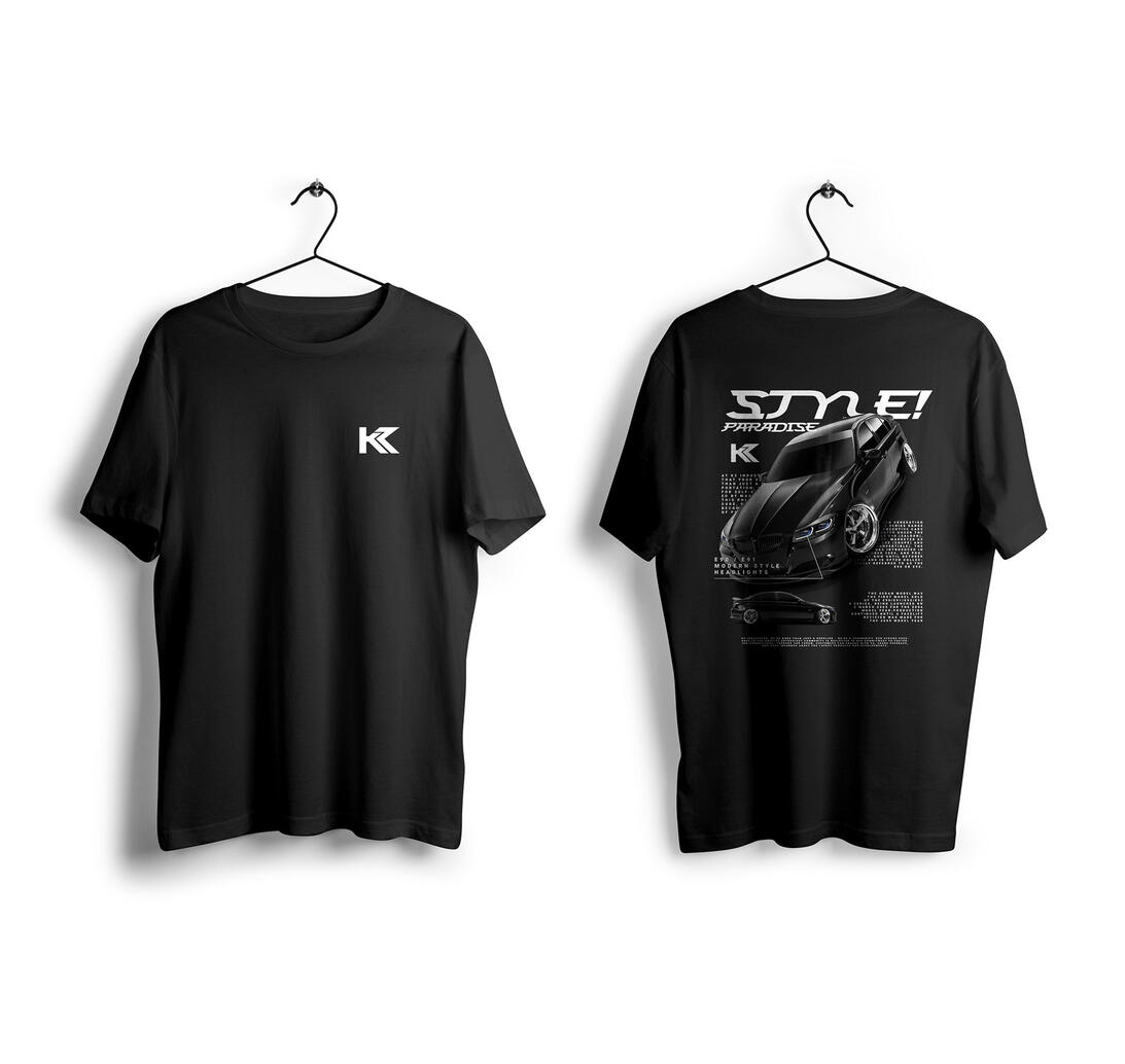 K2 Industries - T-Shirt Print Design BMW 3-Series E90 Sedan Stance