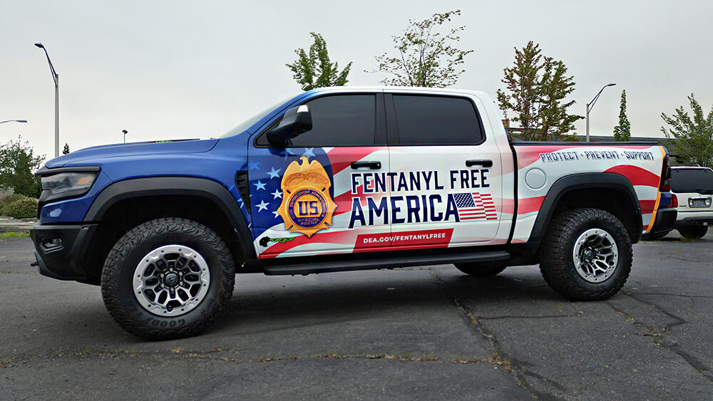Car Wrap Design Process RAM 1500 TRX